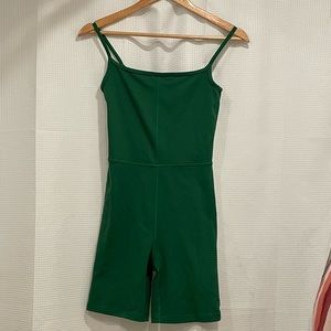 Wilfred Free Divinity Romper in Juniper Green